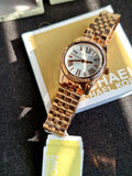 Michael Kors Women’s Quartz Stainless Steel White Dial 26mm Watch MK3230