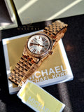 Michael Kors Women’s Quartz Stainless Steel White Dial 26mm Watch MK3230