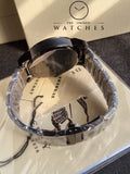BURBERRY Chronograph Dark Grey Dial Black Ion-plated Men's Watch BU9354