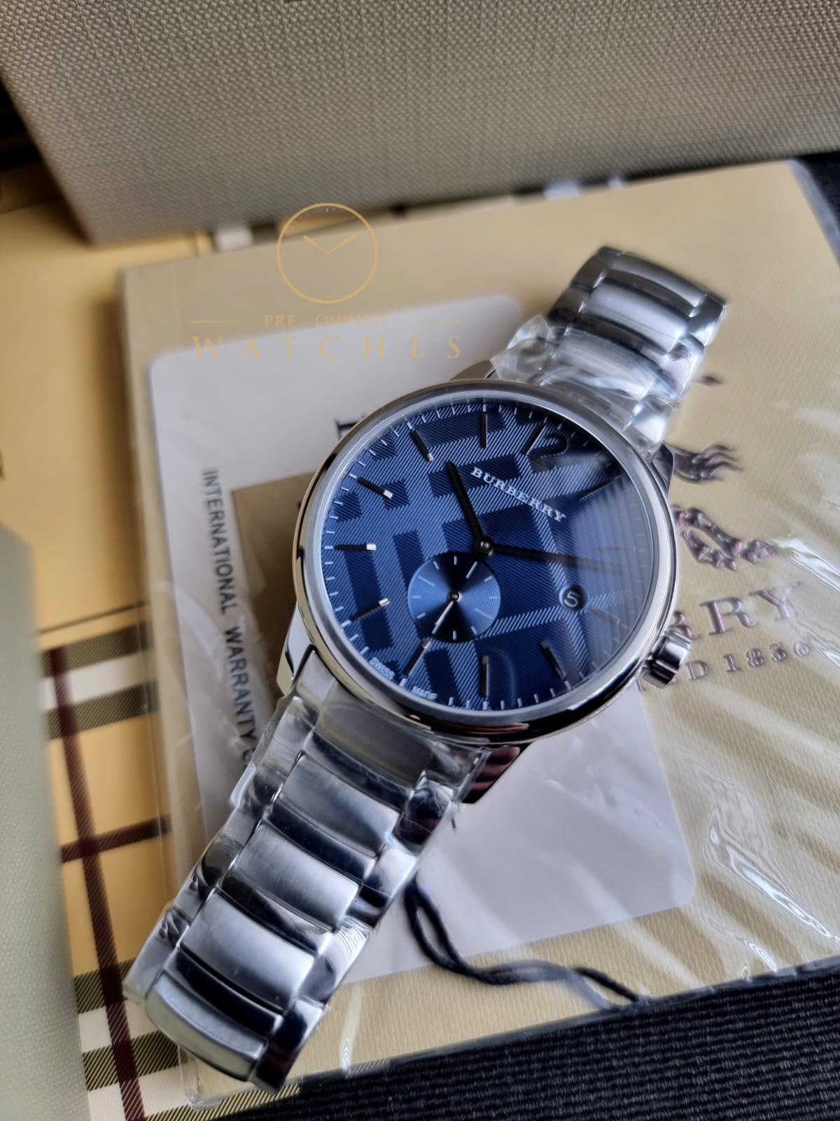 Burberry Men's Stainless Steel Bracelet Watch 40mm BU10007