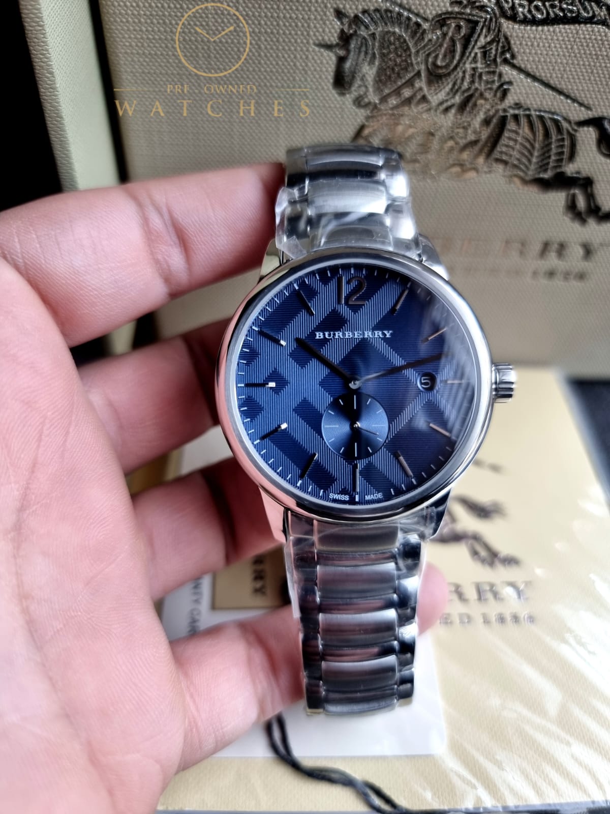 Burberry Men's Stainless Steel Bracelet Watch 40mm BU10007