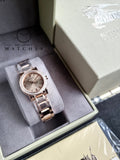 BURBERRY Rose Dial Diamond-set Bezel Rose Gold-tone Ladies Watch BU9225