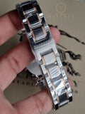 BURBERRY Silver Dial Two-tone Ladies Watch BU9127