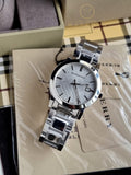 Burberry Men's BU9000 Large Check Stainless Steel Bracelet Watch