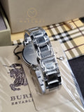 Burberry Men's BU9000 Large Check Stainless Steel Bracelet Watch