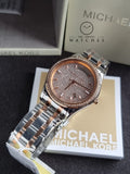 Michael Kors Women’s Quartz Stainless Steel Multi Colour Dial 34mm Watch MK6482