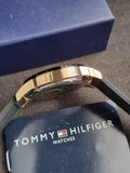 Tommy Hilfiger Men’s Quartz Black Silicone Strap Black Dial 44mm Watch 1791636