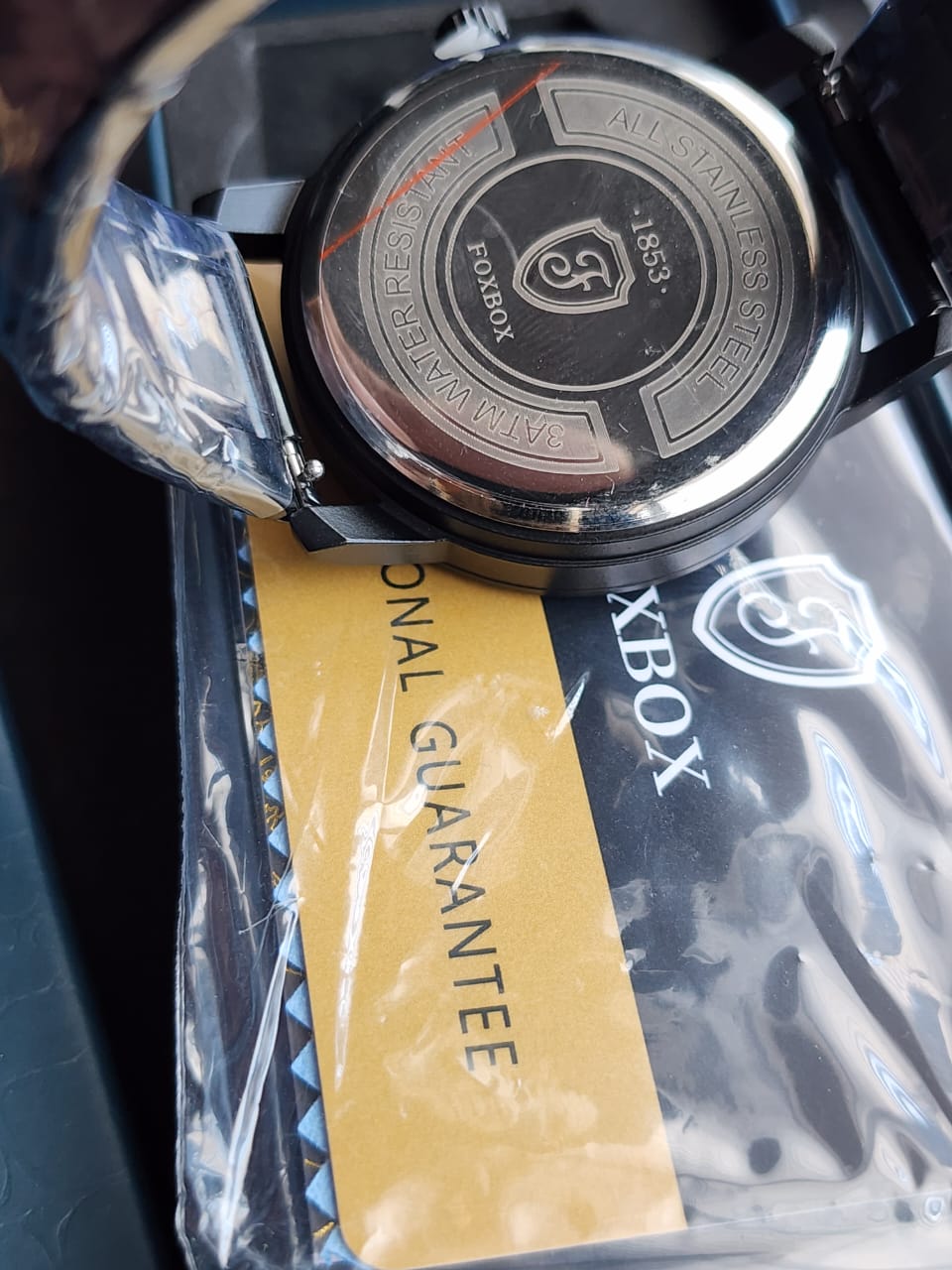 Brand FOXBOX Man Watch Creative Stainless Steel Band Scrolling Beads Quartz Watches for Men Magnetic Force Waterproof Clock