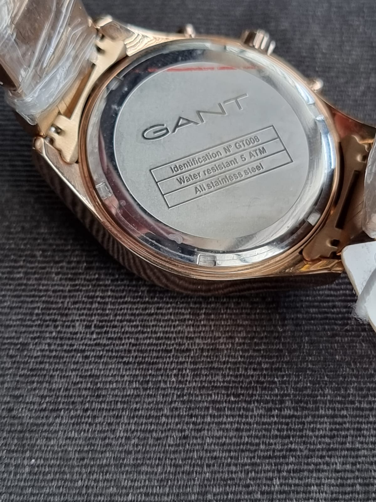 Gant Gents Watch 42mm Dial Rose Gold Casing Quartz Watch