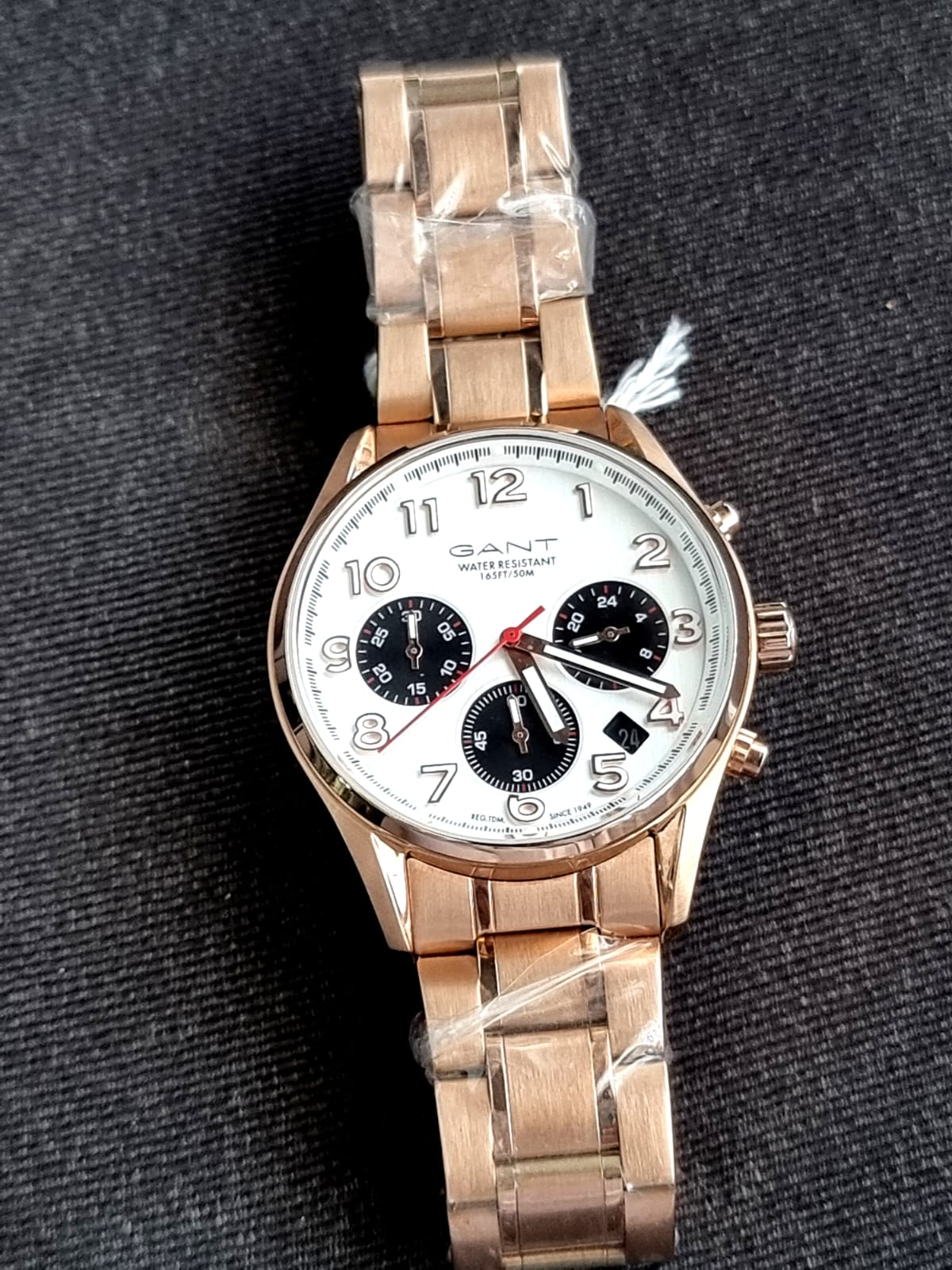 Gant Gents Watch 42mm Dial Rose Gold Casing Quartz Watch