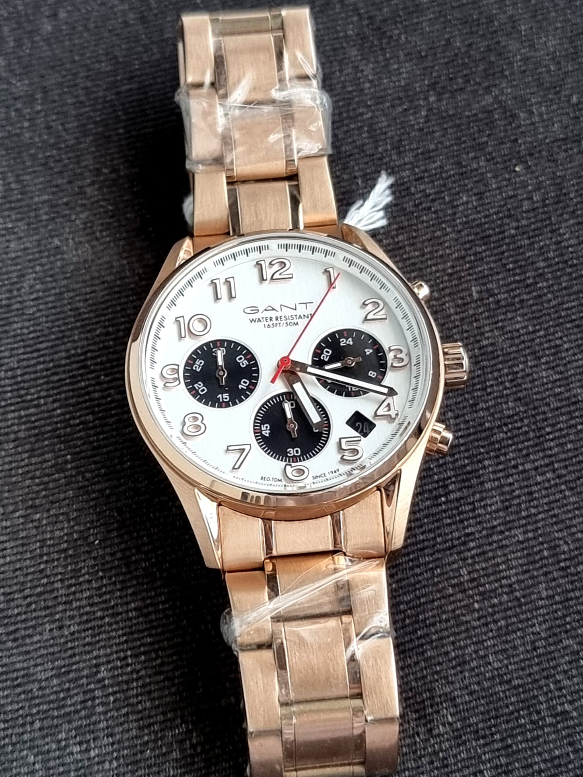 Gant Gents Watch 42mm Dial Rose Gold Casing Quartz Watch