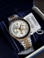 Maserati R8873640024 Men's Watch, Chronograph, Analogue, 44 mm, Challenge Collection, Gift Idea, Gold,Silver, 44, bracelet