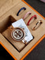 Tory Burch Reva Bangle Women’s Watch Rose Gold Ivory Dial Luxury Fashion – TBW4037