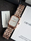 Emporio Armani Women’s Quartz Rose Gold Stainless Steel Mother of Pearl Dial 24mm Watch AR11389