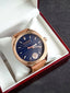 Versus Versace 44mm Rose Gold Case Brown Leather Strap Quartz Men's Watch