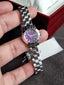 Marc by Marc Jacobs MBM3228 Purple Dial Stainless Steel Women’s Watch