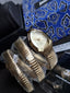 Just Cavalli Signature Snake Gold-Tone Dial Ladies Watch – JC1L209M0035