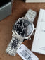 Emporio Armani Carlo 40mm Silver Dial Silver Stainless Steel Chronograph Men's Watch – AR11725