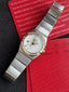 Omega Constellation 24mm Diamond Bezel White Mother-of-Pearl Dial Two-Tone Ladies Quartz Watch 123.25.24.60.05.002