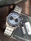Hugo Boss Men's Chronograph Quartz Watch – Silver Stainless Steel & Blue Dial – 1514286