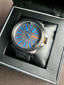 Hugo Boss Men's Quartz Watch – 50mm Black Dial, Stainless Steel Case & Black Rubber Strap