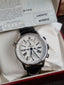 Longines Heritage Retrograde Men's Automatic Watch – 41mm White Roman Numeral Dial & Black Alligator Leather Strap – L4.797.4.71.2