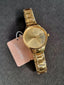 Oui And Me Wrist Watch For ladies Golden Casing