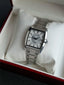 Alba Rectangular Watch White dial Ladies Quartz Watch