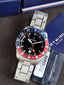 Tommy Hilfiger TH85 GMT 1792131 Black Dial Silver Stainless Steel Men's Quartz Watch