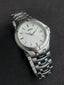 Yema Ladies Watch Silver Chain White Dial 35mm Quartz Watch