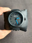Kenneth Cole Reaction Black Rubber Strap Black Casing Black Dial 48mm Quartz Watch