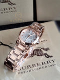 Burberry BU9204 27mm Gold Steel Bracelet & Case Mineral Women's Watch