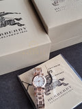 Burberry BU9204 27mm Gold Steel Bracelet & Case Mineral Women's Watch