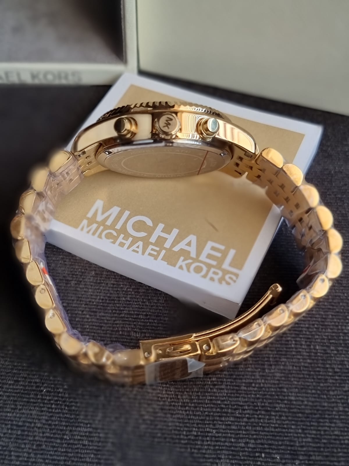 Michael Kors Women’s Quartz Stainless Steel Blue Dial 38mm Watch MK6206 (BACK CHANGED)