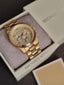 Michael Kors Runway Chronograph Gold-Tone Stainless Steel Watch MK7323