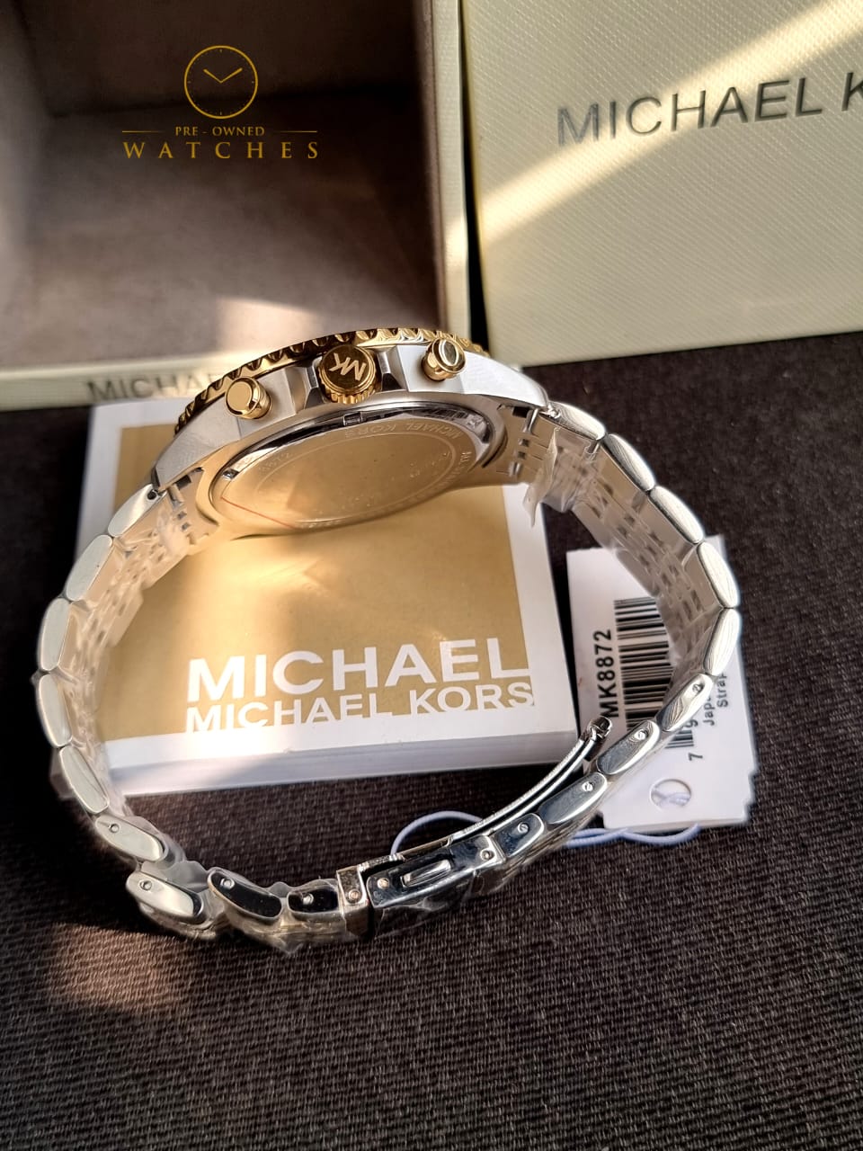 Michael Kors Bayville Chronograph Stainless Steel Watch MK8872