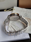 Versace Ladies Watch Greca Logo Two-Tone Green VEVH00720