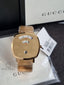 Gucci Unisex Swiss Made Quartz Stainless Steel Gold 38mm Watch YA157409