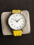 Gant Gents Watch Yellow Leather Strap Quartz Watch