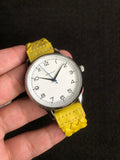Gant Gents Watch Yellow Leather Strap Quartz Watch