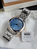 Versace Men’s Quartz Swiss Made Silver Stainless Steel Blue Dial 42mm Watch VELQ00419