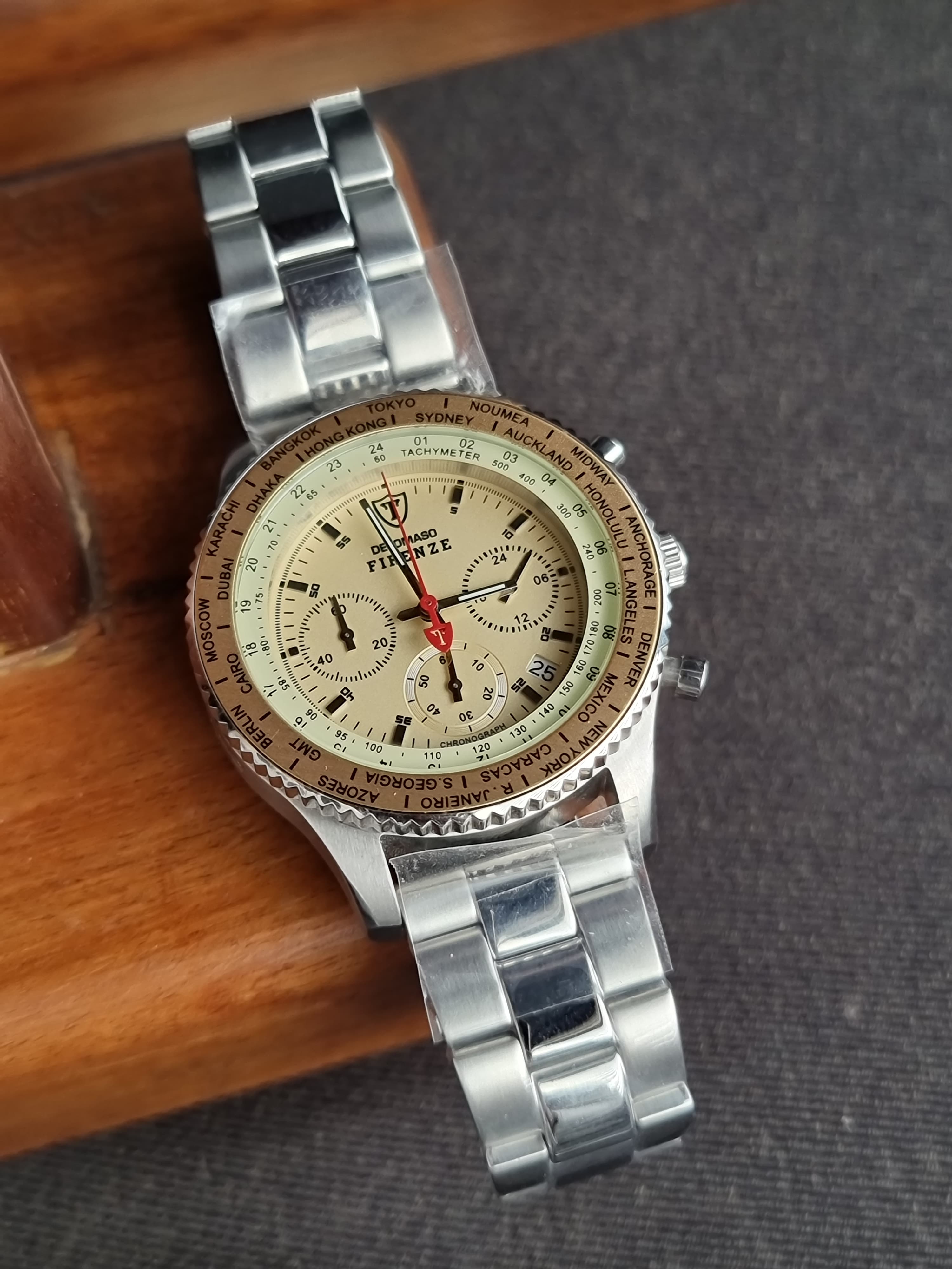 Detomaso Bolsena SL1552c(CH) Firenze 42mm Quartz Watch