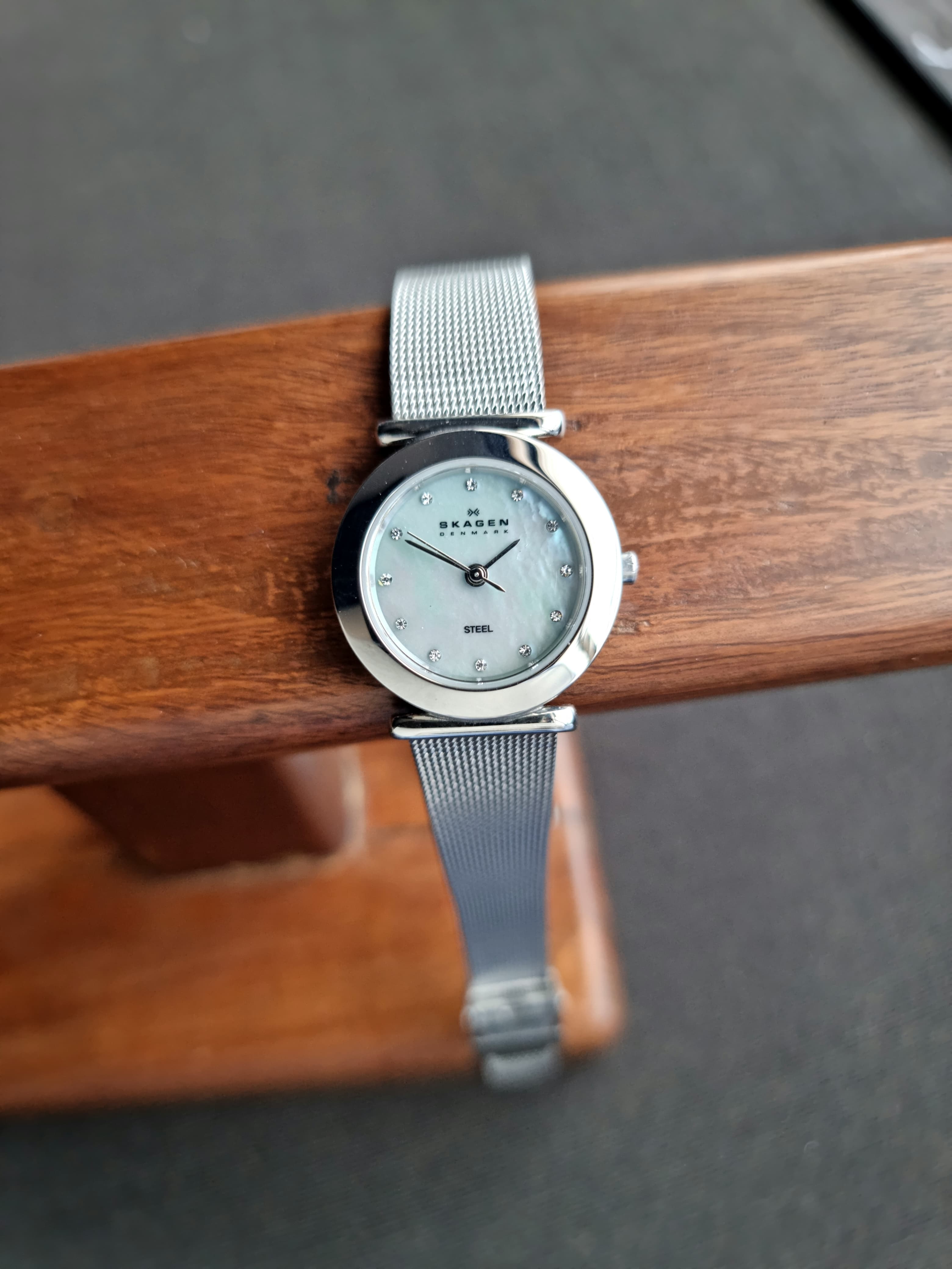 Skagen 26mm Dial Mesh Chain Quartz Watch