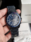 EMPORIO ARMANI Chronograph Blue Dial Men's Watch AR6121