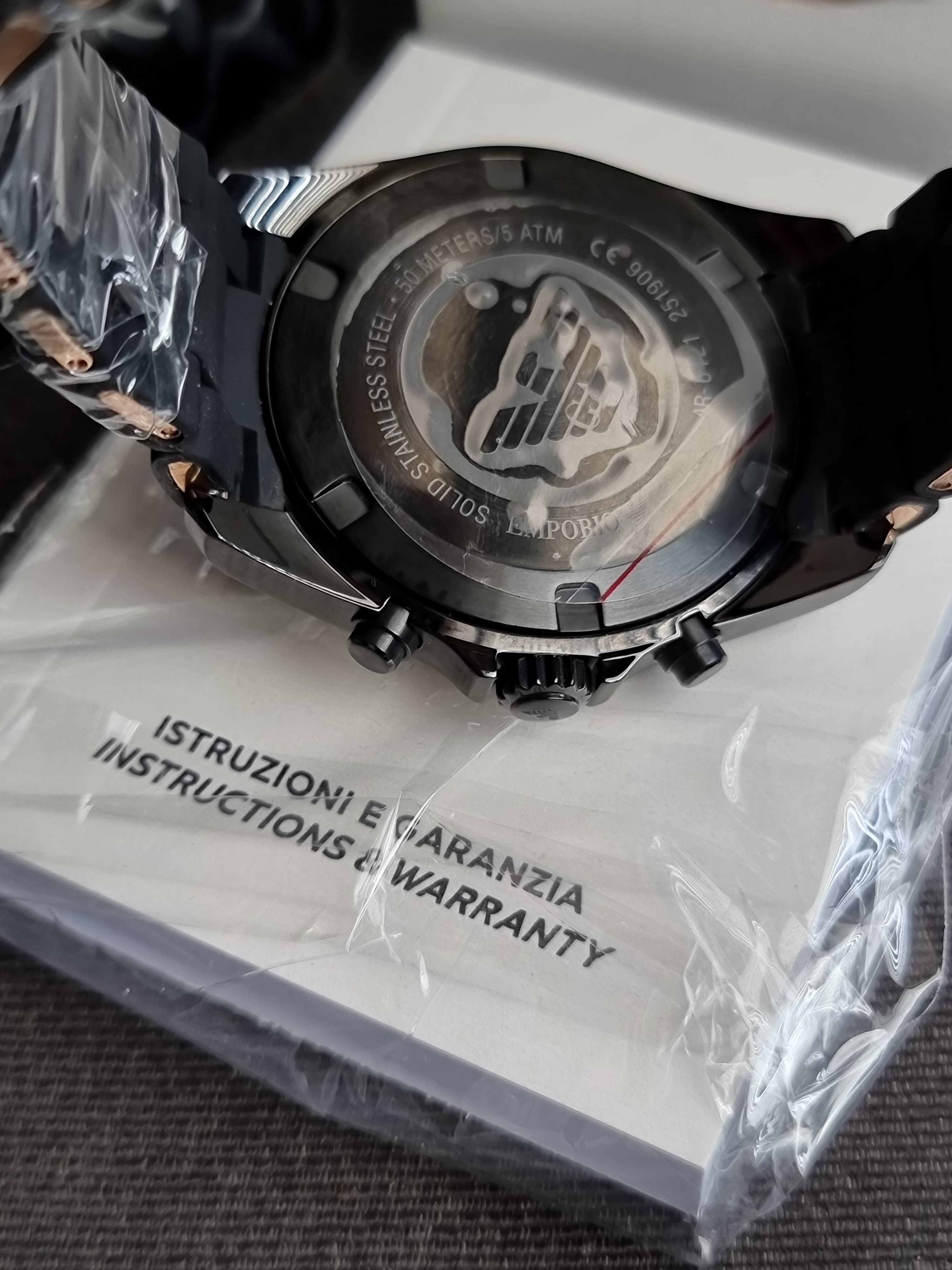 EMPORIO ARMANI Chronograph Blue Dial Men's Watch AR6121