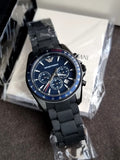 EMPORIO ARMANI Chronograph Blue Dial Men's Watch AR6121