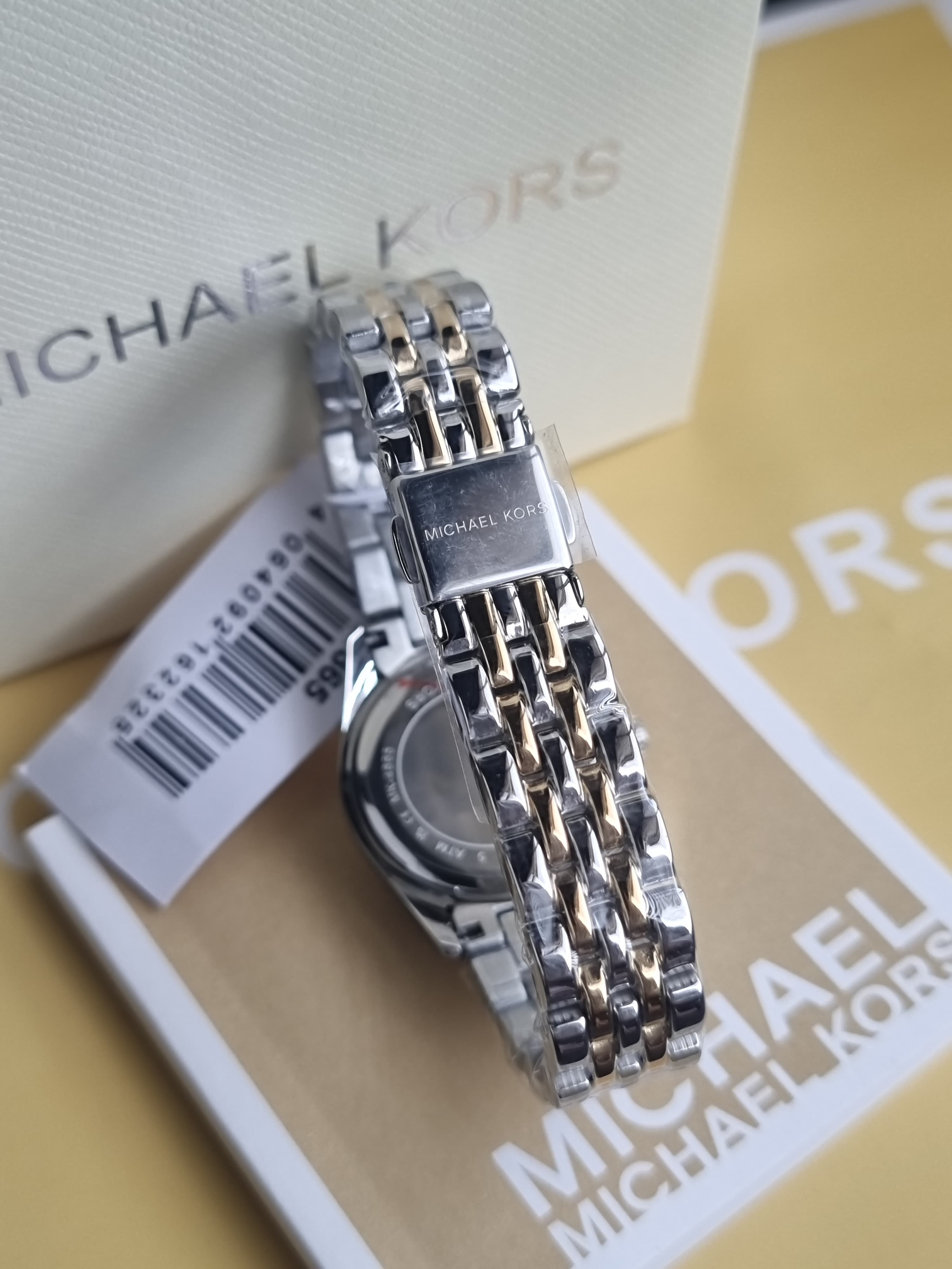 Michael Kors Lexington Three-Hand Two-Tone Stainless Steel Watch mk4865