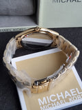 Michael Kors Women’s Analog Stainless Steel Gold Dial 42mm Watch MK3512
