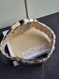 Michael Kors Lennox Gold Tone Analogue Watch MK7500