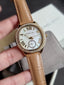 Michael Kors Sage Three-Hand Peanut Croco Embossed Leather Watch mk4819